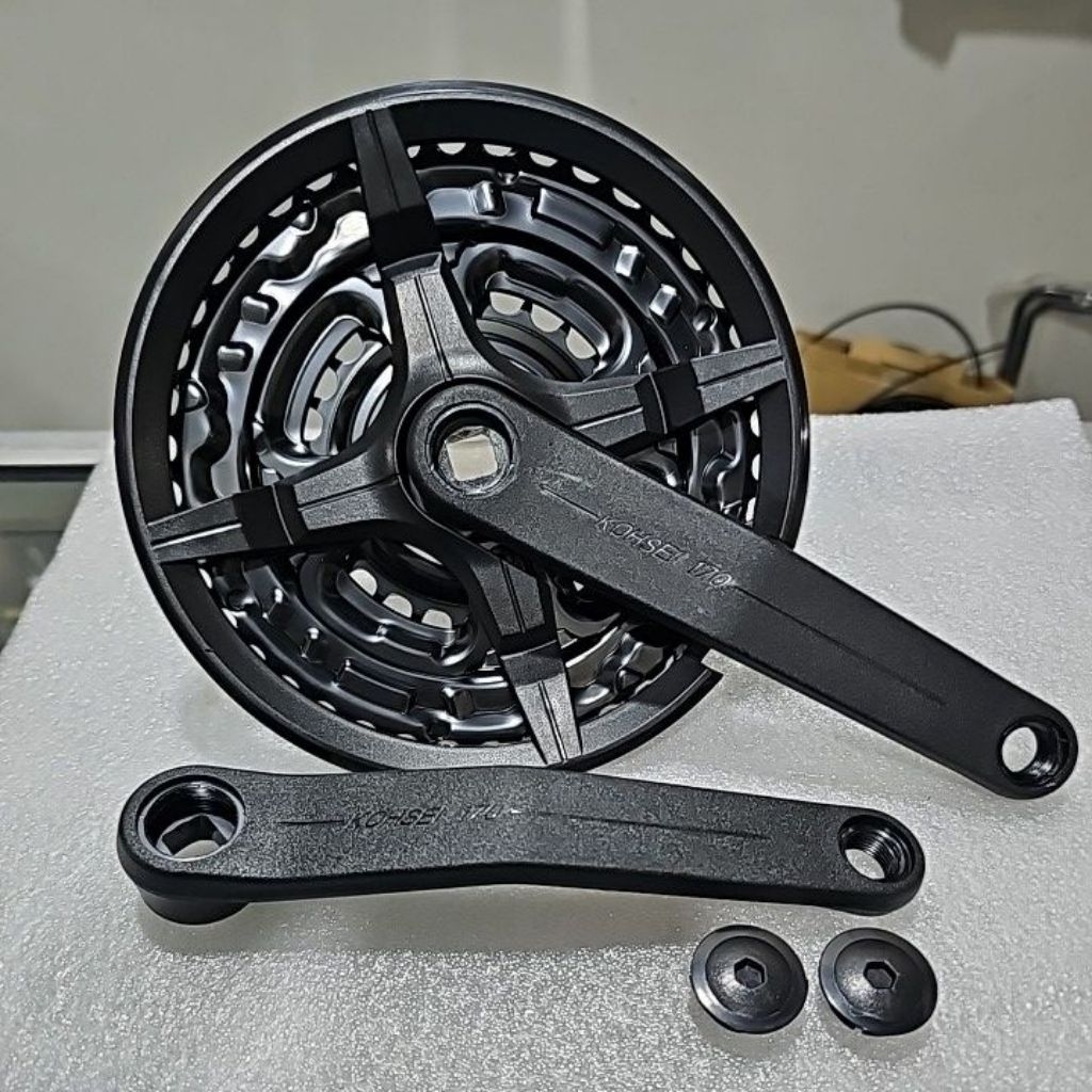 Crank Sepeda MTB Pacific 3 Susun 24T 34T 42T