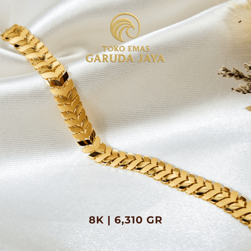 GELANG VIREX 8K | GELANG EMAS 8K | GELANG 6 GR