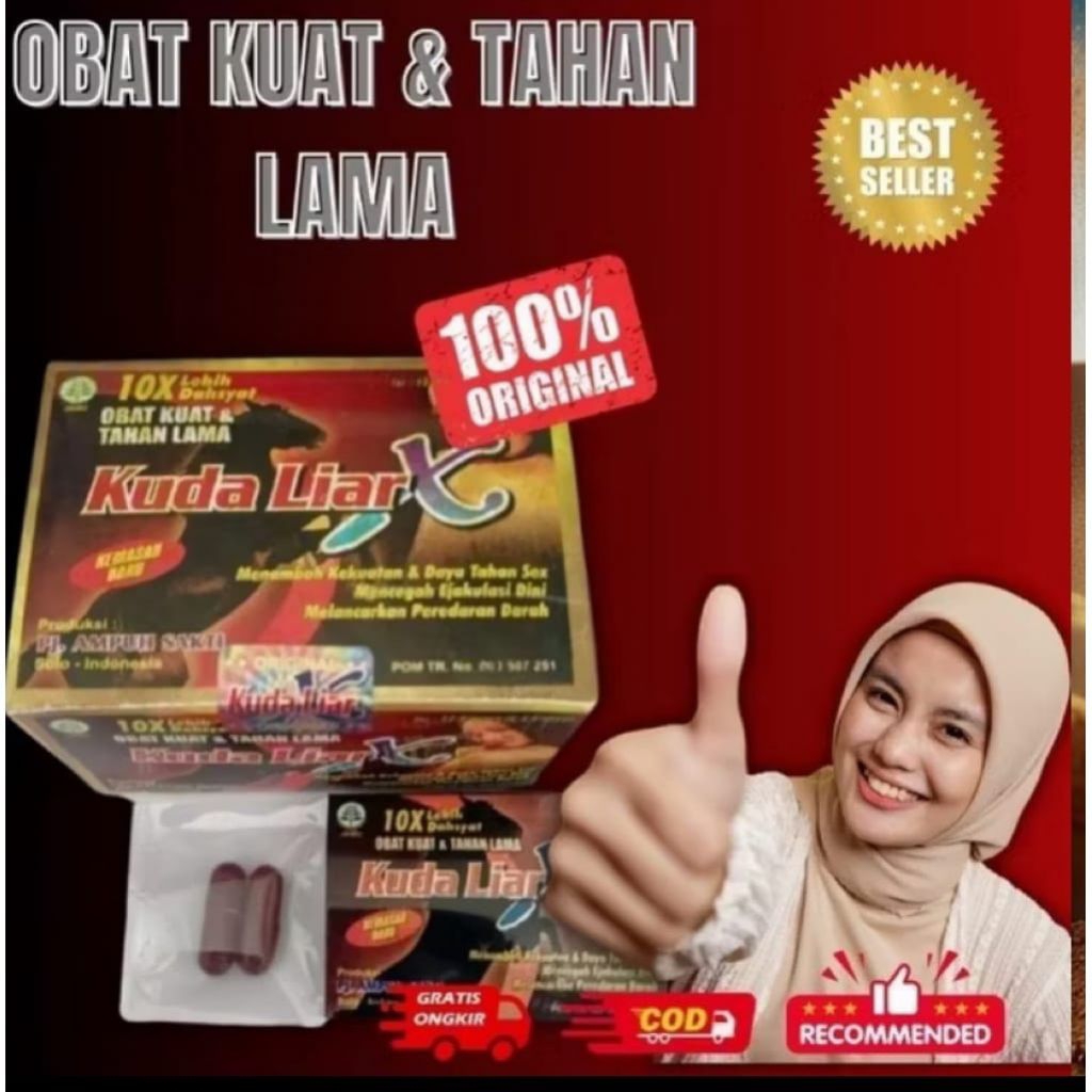 Capsul Herbal Kuda Liar x 10x