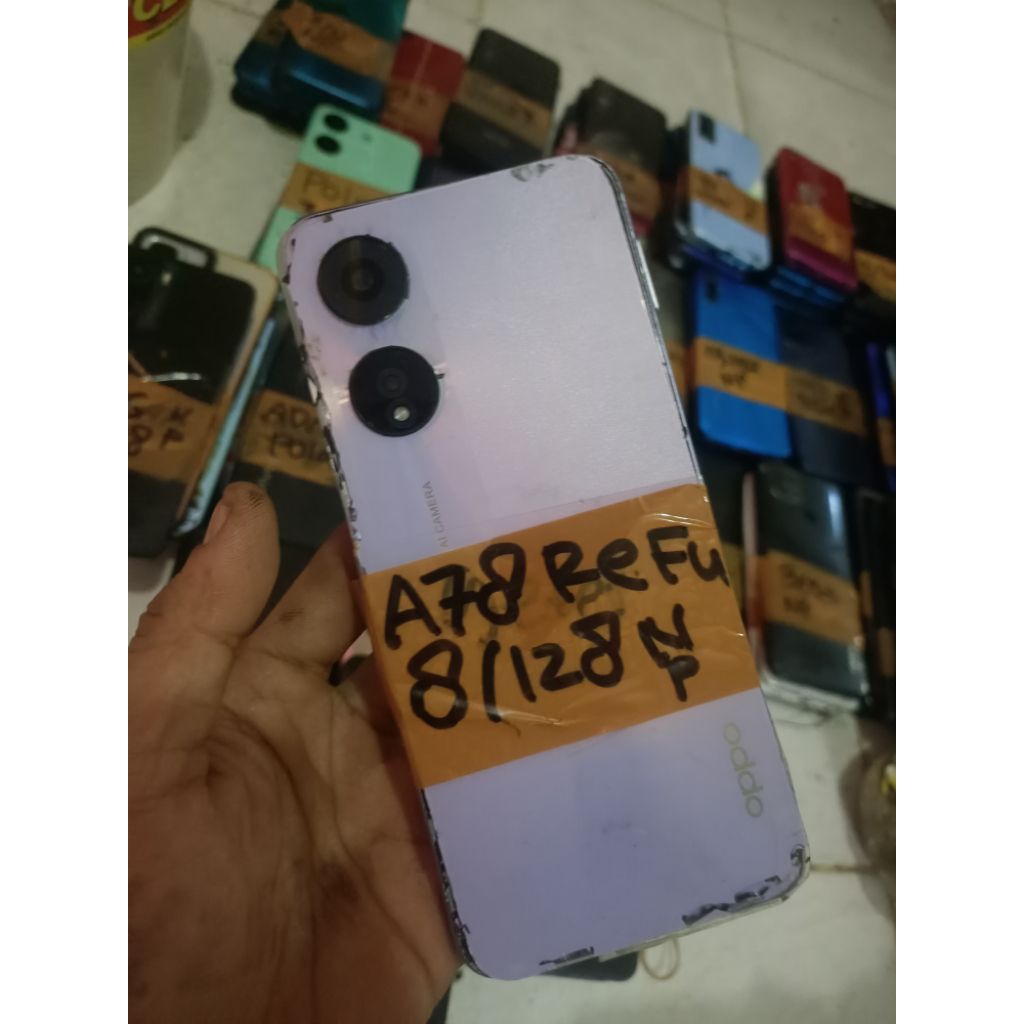 Mesin Oppo A78 5g Refubish Hidup Normal No Pola Bonus Unit Sparepart (Baca Deskripsi)