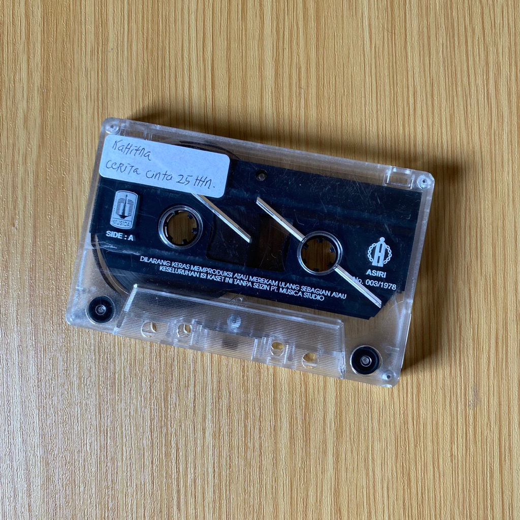 KASET PITA KAHITNA - CERITA CINTA 25 TAHUN - ( TANPA COVER )