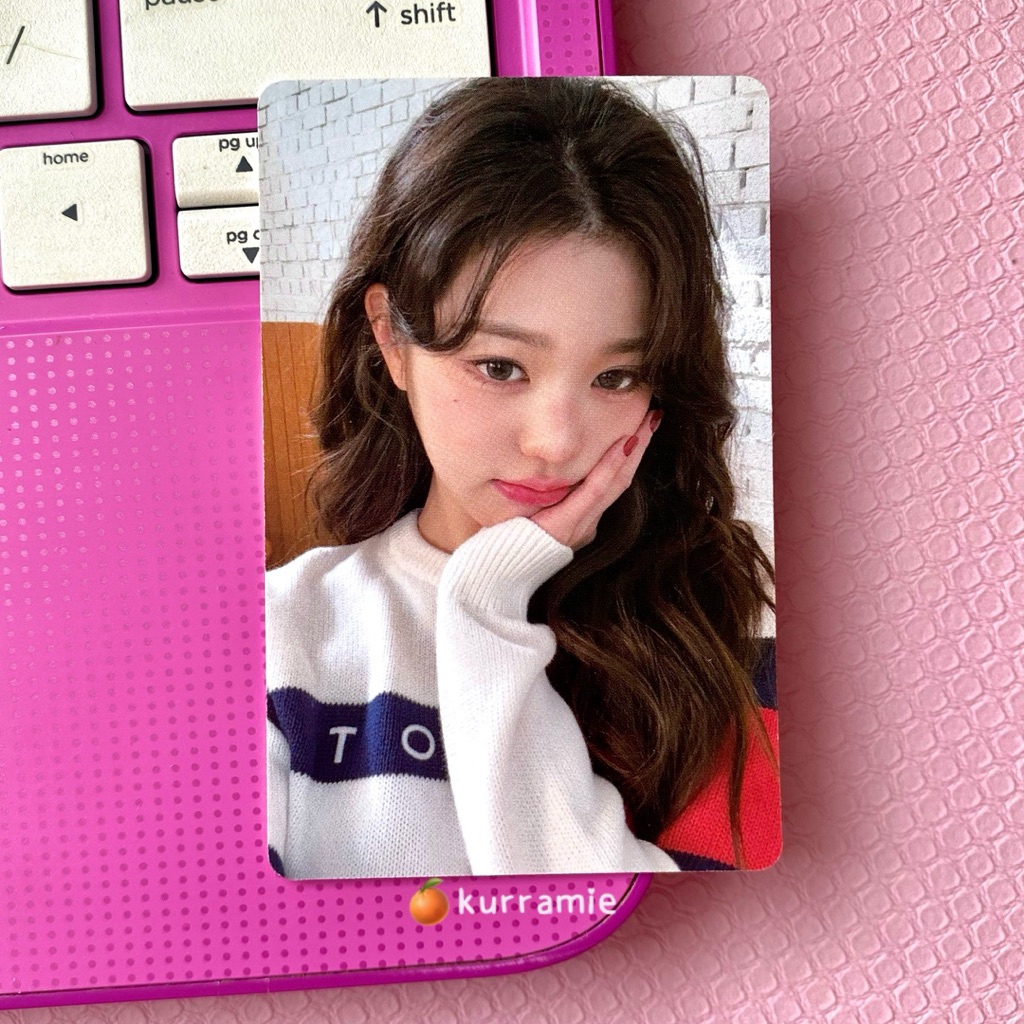 (clearance sell) wts wonyoung ive photocard x tommy hilfiger official poca pc wony tommy jeans r2 sw