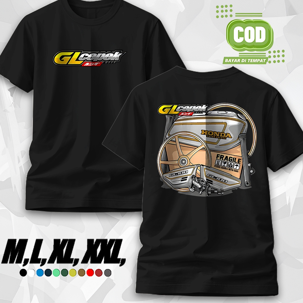 Kaos Racing GL 100 Part Aksesoris Motor GL CEPEK - Kaos Pria Distro Herex Style Motor cb gl mp tiger