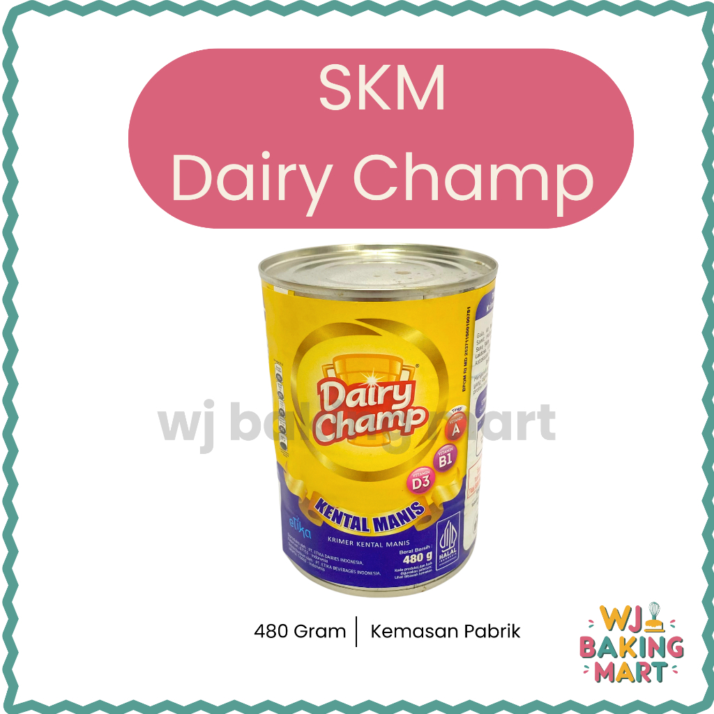 Dairy Champ 480 Gram | Susu Kental Manis Dairy Champ | Dairy Champ Kaleng