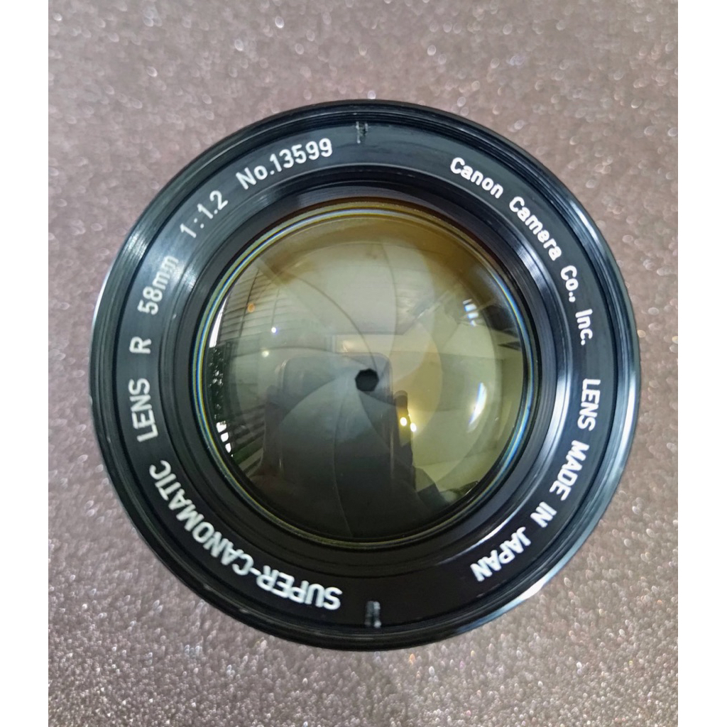 Lensa MANUAL Canon Super Canomatic 58mm f1.2 Rare