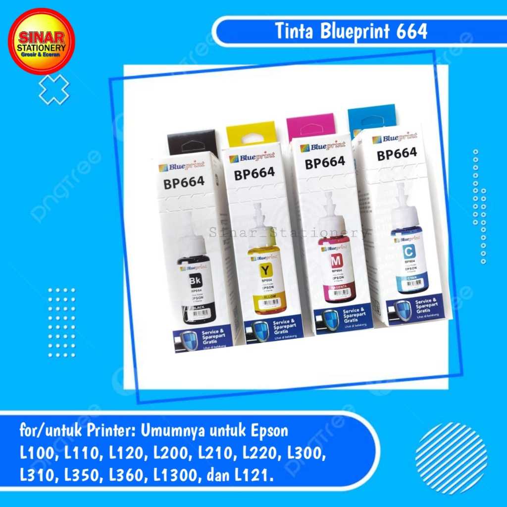 Tinta Botol Blueprint Epson 664