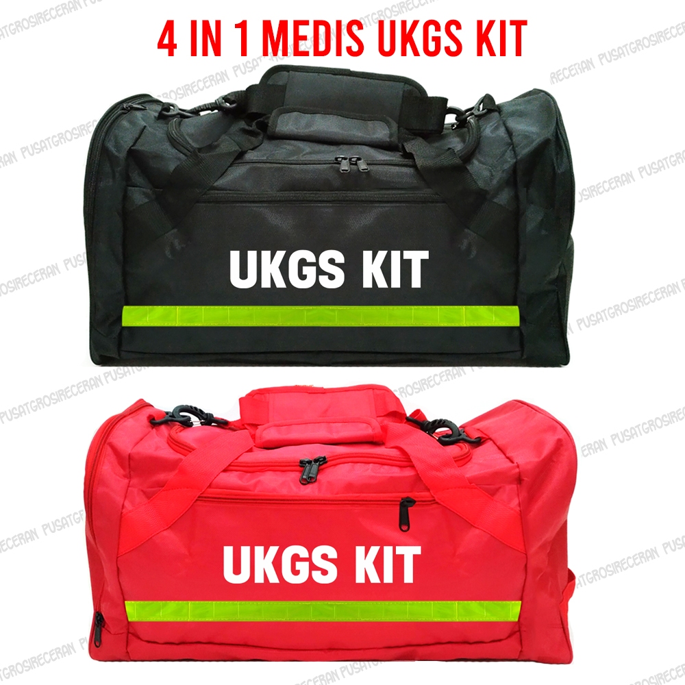 4IN1 UKGS KIT Jumbo Medical Bag Travel Tas Medis P3K Ransel Jinjing Handbag Tas Kesehatan P3K