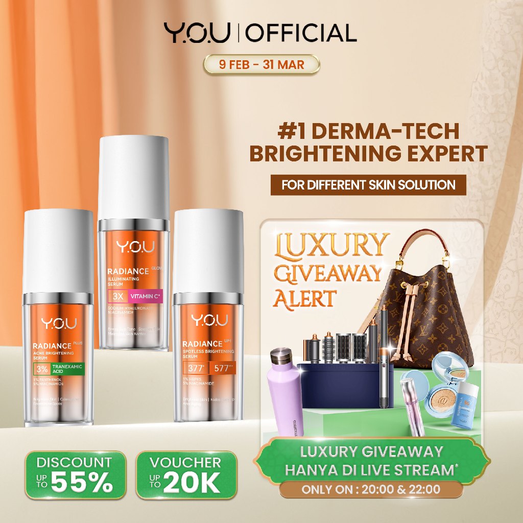 [NEW RADIANCE SERIES] YOU Radiance Plus Acne Brightening Serum | YOU Radiance Glow Illuminating Seru