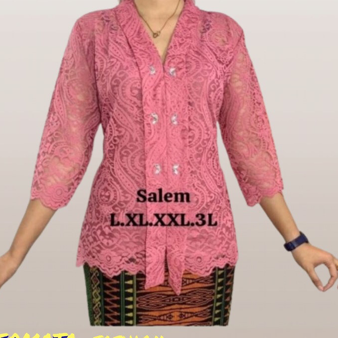 NN PROMO  BLOUSE KEBAYA KARTINI KANCING DEPAN TERBARU!!!