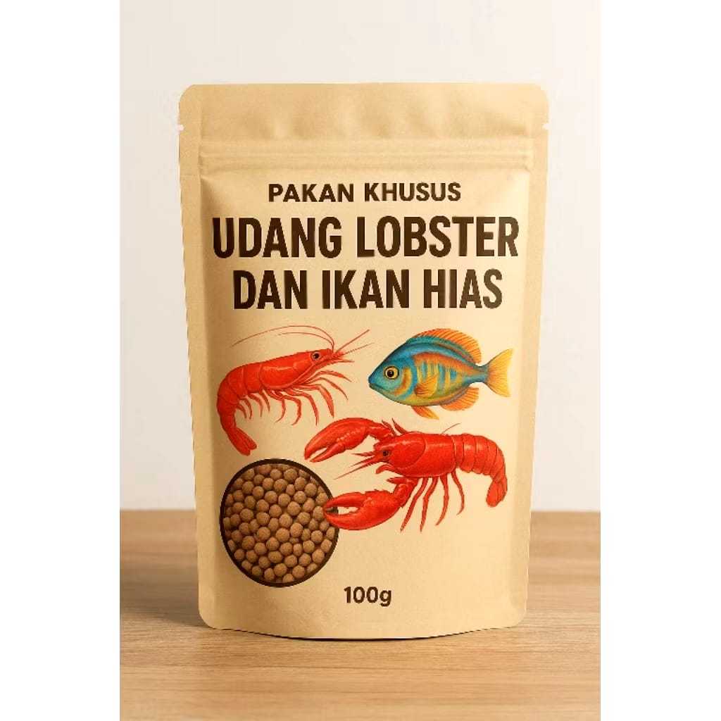 Super Lobster udang Pakan Lobster dan Udang Tipe TENGGELAM Cepat Molting
