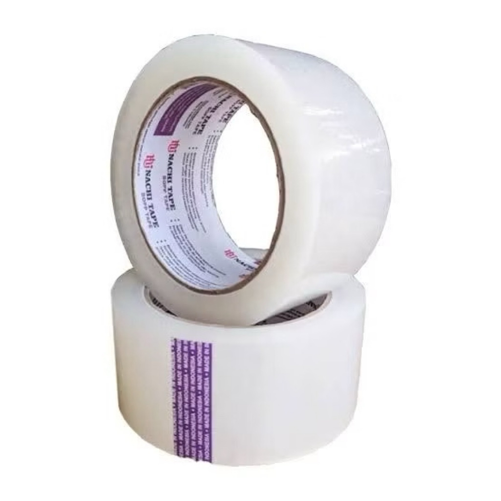 OPP NACHI TAPE 48x100 yard Transparan// Lakban bening Nachi