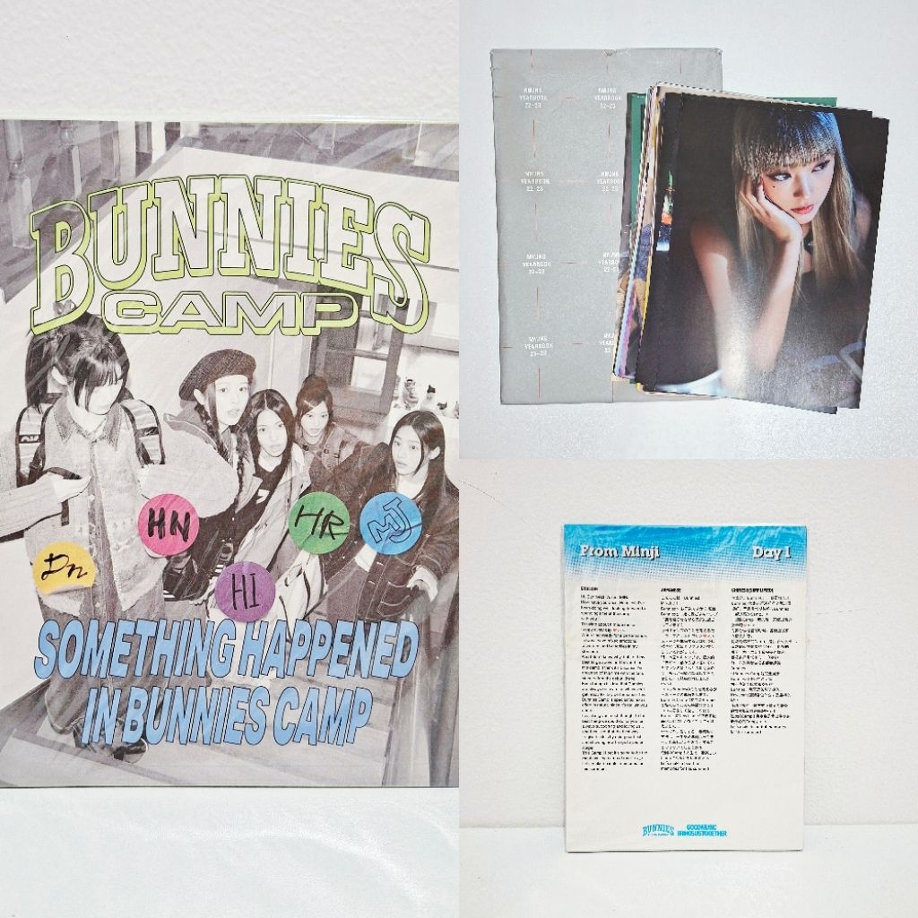 [Sharing | Ready] NewJeans Yearbook 22-23 (Photo Bunddle, Bunnies Camp Handbook, Letters to Bunnies)
