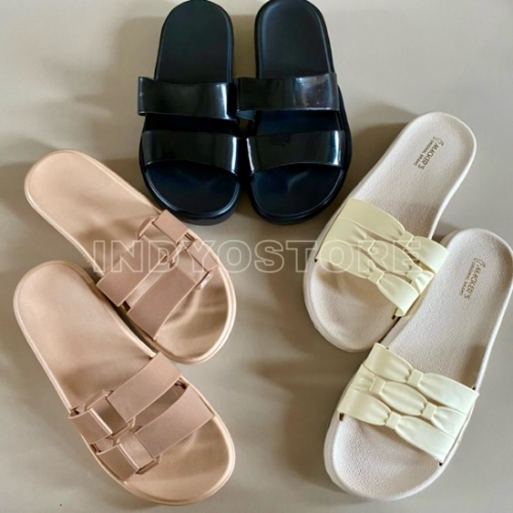 MACKERS 2303 l 2429 l 2302 DOUBLE STRAP SANDAL SLOP WANITA