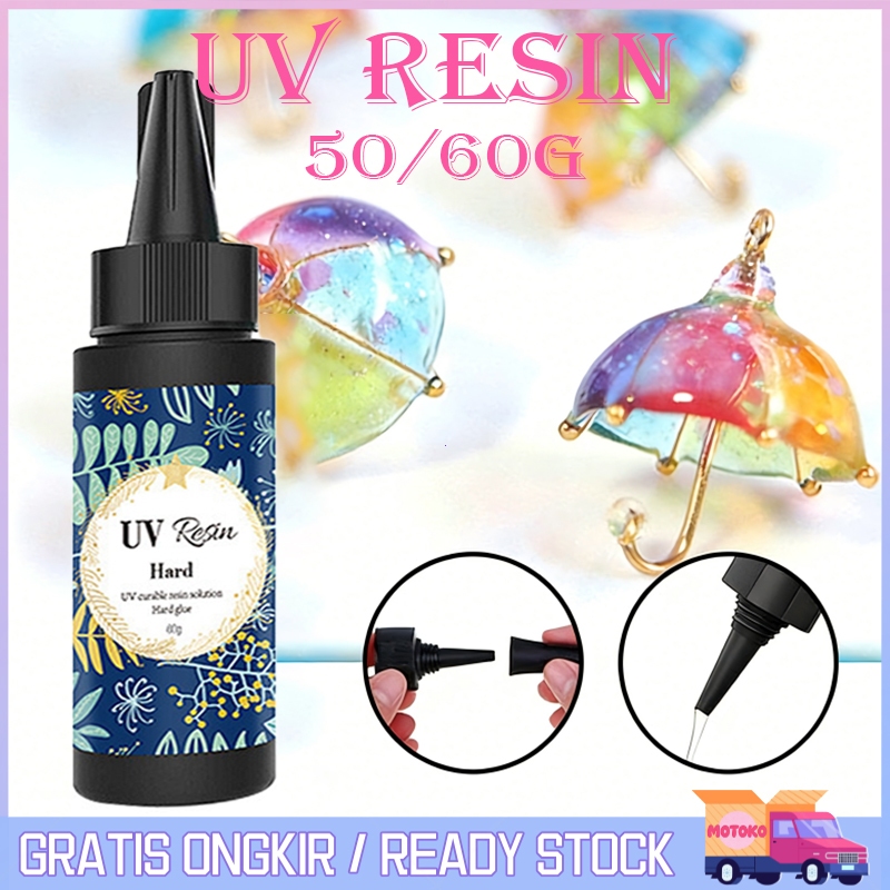 UV Resin Bening Resin UV Keras Lem UV Gel untuk DIY Craft Epoxy Resin Cepat Kering  Cairan Resin dan