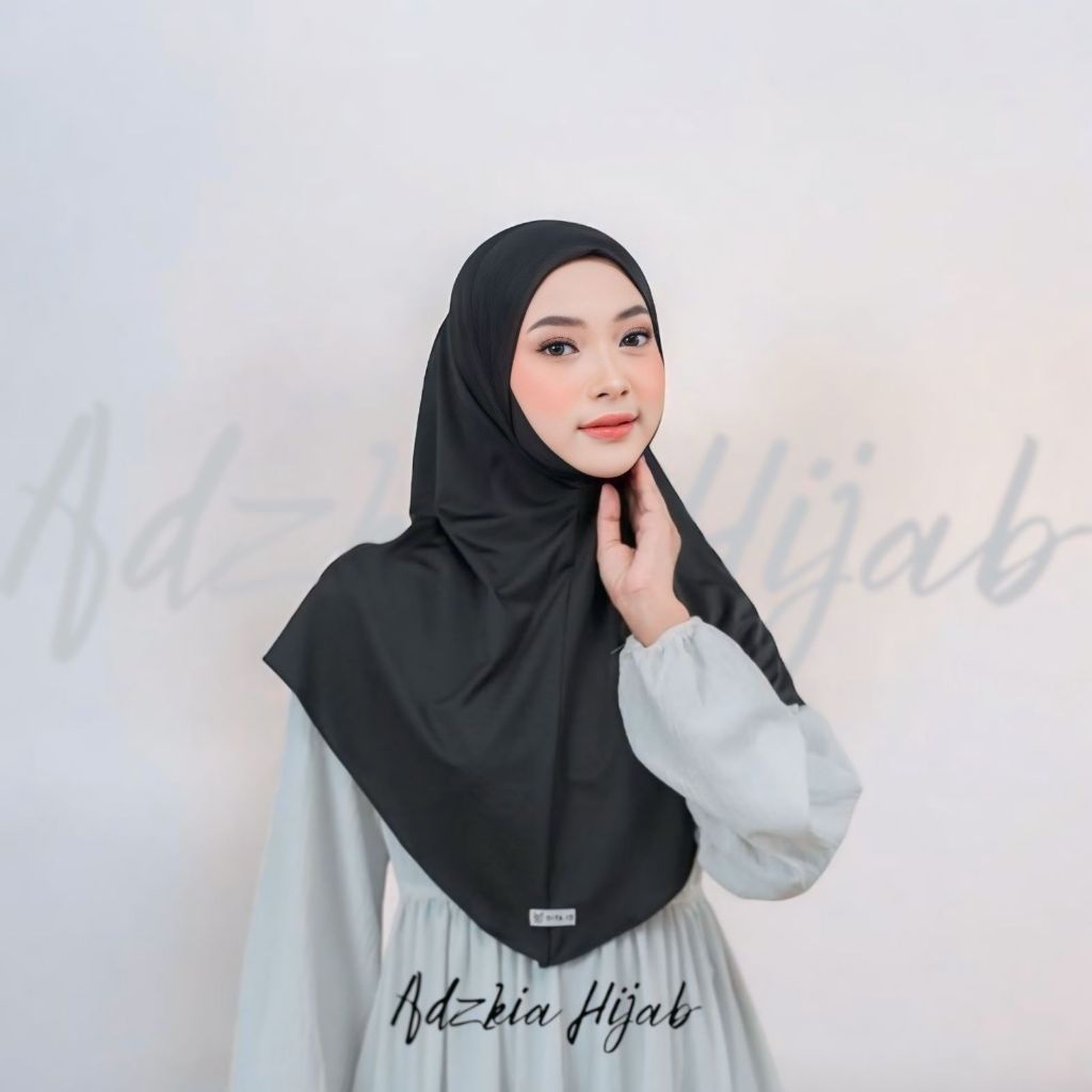 hijab Bergo dagu Malay Size M by Berlian Hijab - Jilbab Dagu Instan Syari by Adzkia Hijab