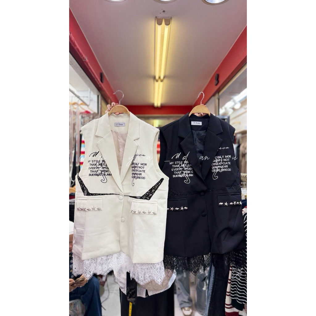 Bk987 Blazer Renda