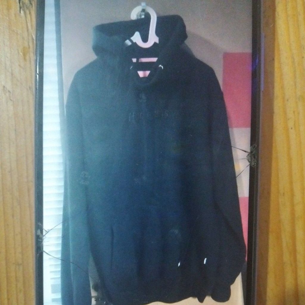 Hoodie hitam hooligans | PL size XL