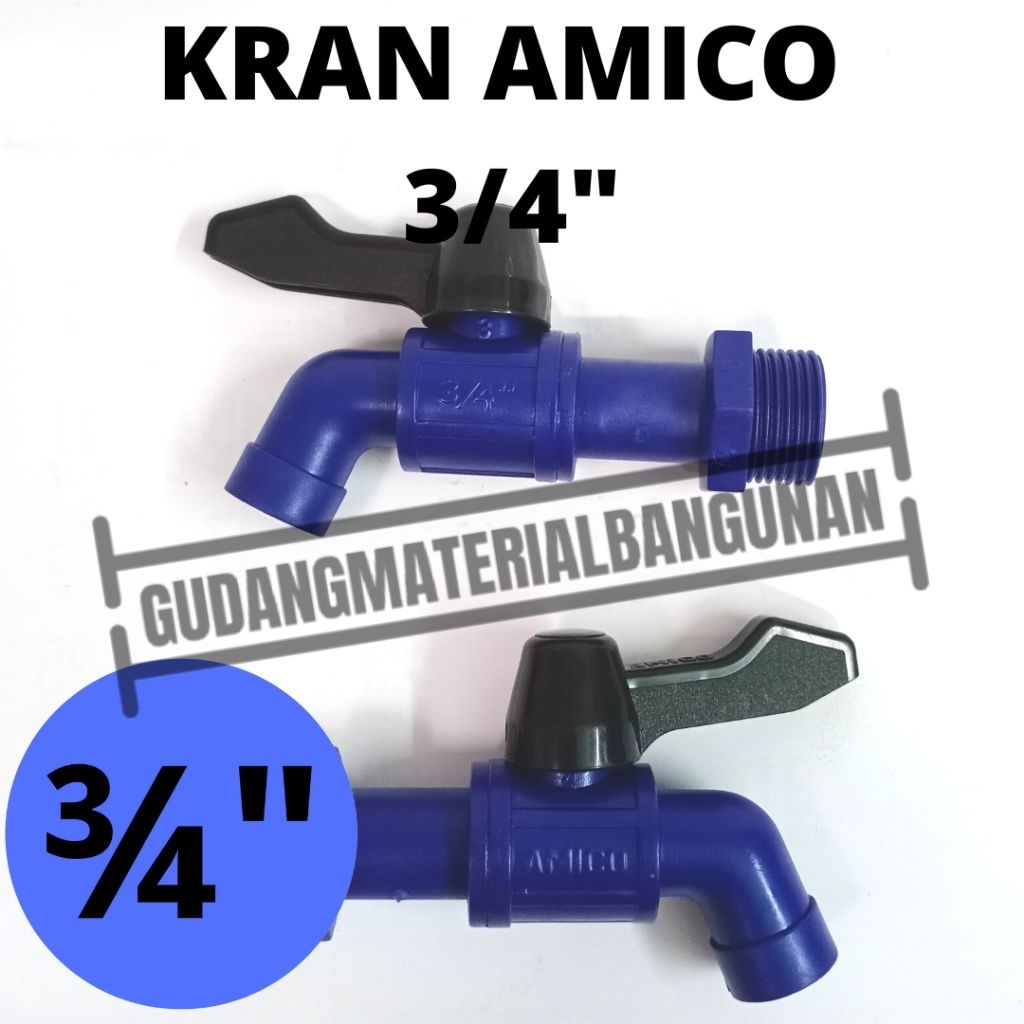 [PROMO] Kran amico 3/4" keran amico | kran PVC Amico