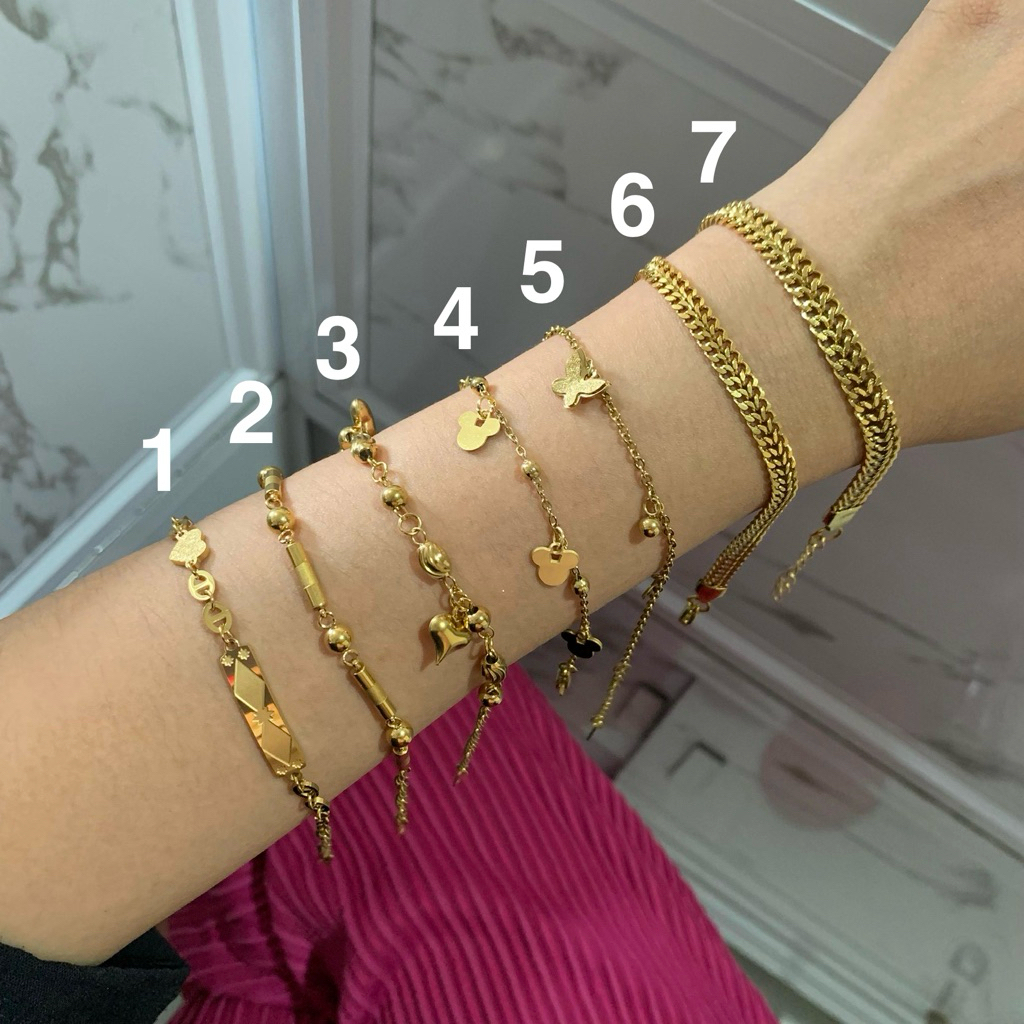 NA Gelang mainan titanium