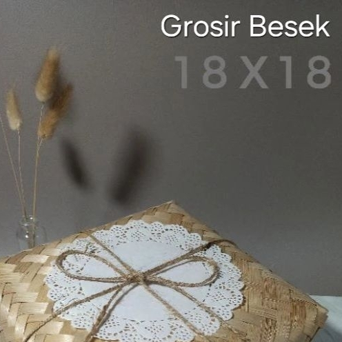 Grosir Rustic Besek Pipiti 18x18