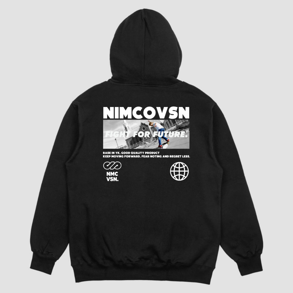 Nimco Hoodie Original 3837 N1 Black White
