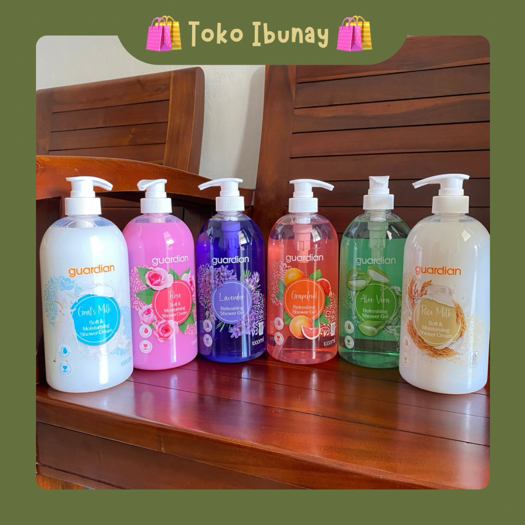(NEW) Guardian Body Wash 1000ml | Guardian Shower Gel Guardian Shower Cream 1000ml | Sabun Mandi Cai