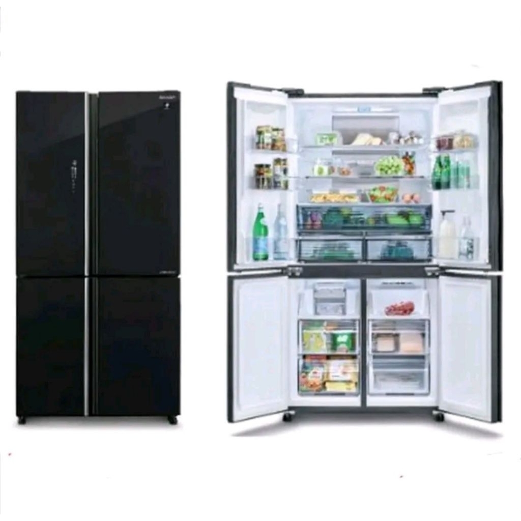 Kulkas Sharp SJ-IF91PG-GB 4 Pintu Multidoor SJ-IF91PG 639L JTech Inverter