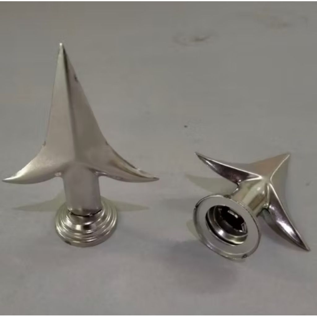 ornamen pagar stainless tombak cemara 3/4", 1" | ornamen pagar stainless tombak cemara