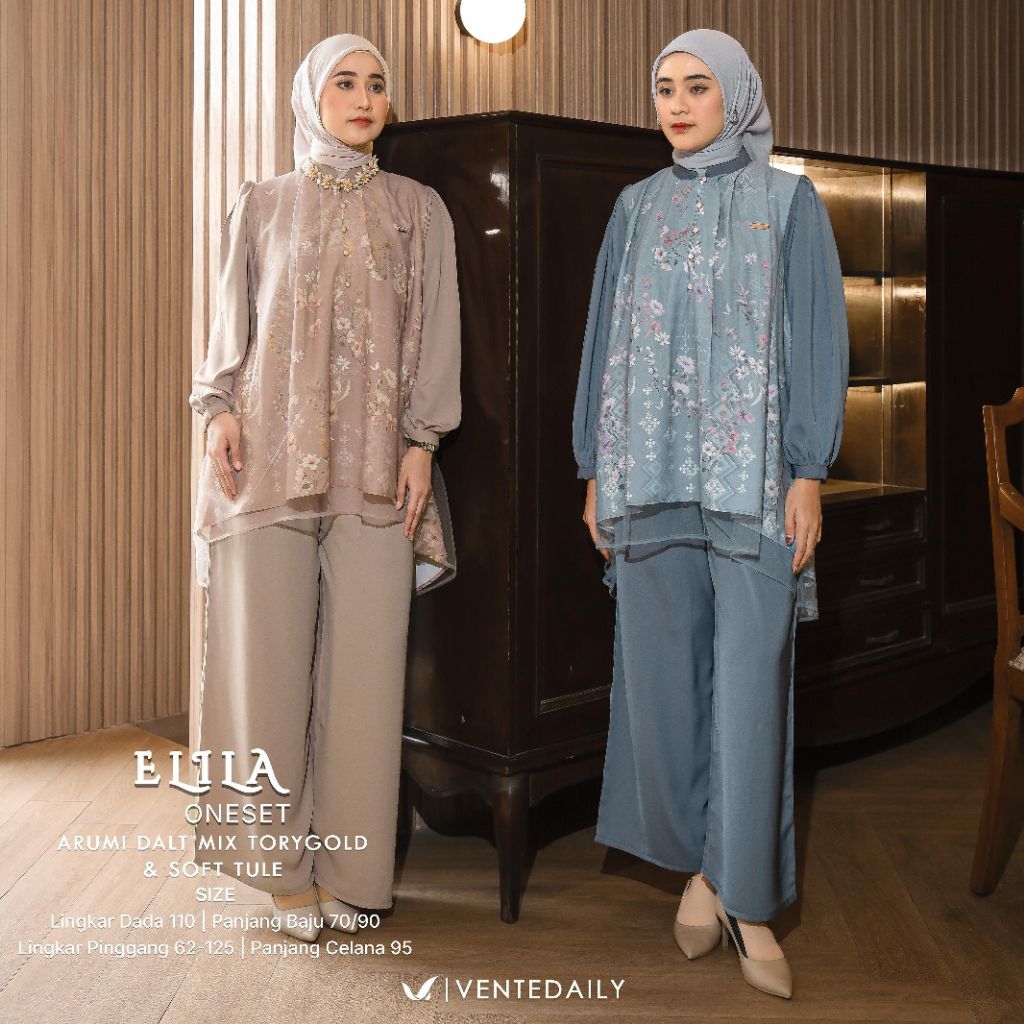 Elila Oneset Pants - Oneset Terlaris Terbaru Lebaran 2026