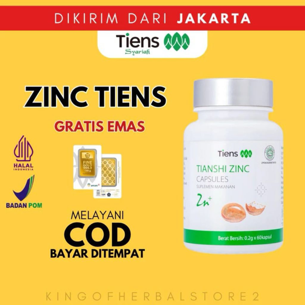 Tiens Tianshi Zinc Asli Original Penggemuk Badan Tiens Original Suplemen Penggemuk Badan Ampuh