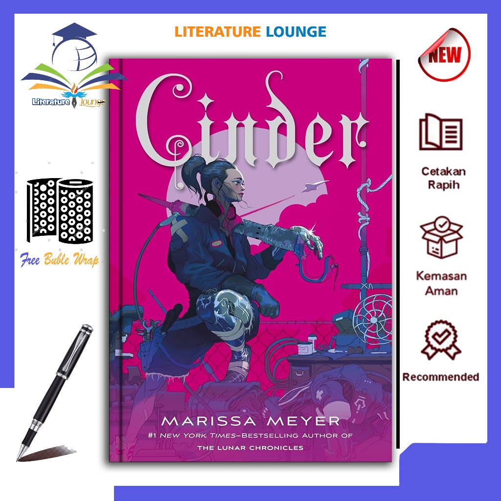 The Lunar Chronicles (4 book series) Cinder - Scarlet - Cress - Winter by Marissa Meyer - English