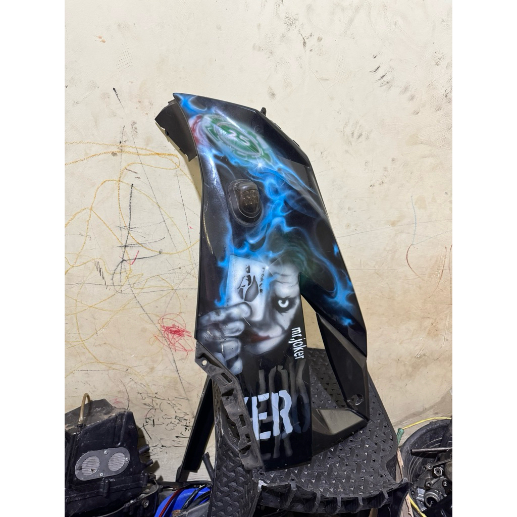 fairing sayap kiri ninja 250 mono 250rr mono rr body bodi fering depan undercowl undercol