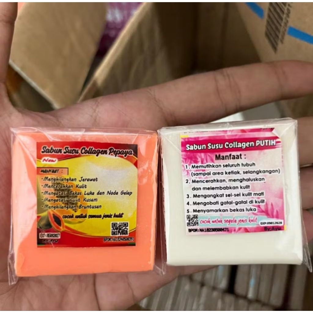 sabun susu pemutih wajah dan seluruh badan