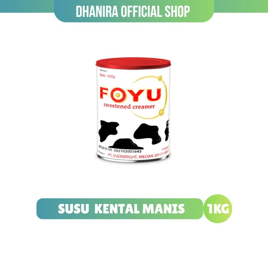 [ TERMURAH ] SUSU FOYU KALENG 1KG / KRIMER KENTAL MANIS / SUSU FOYU / SKM FOYU 1KG