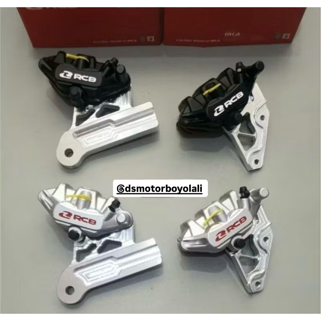 kaliper RCB Racingboy 2P 2piston E-series E series Eseries set breket PNP SATRIA2TAK HIU LUMBA SATRI