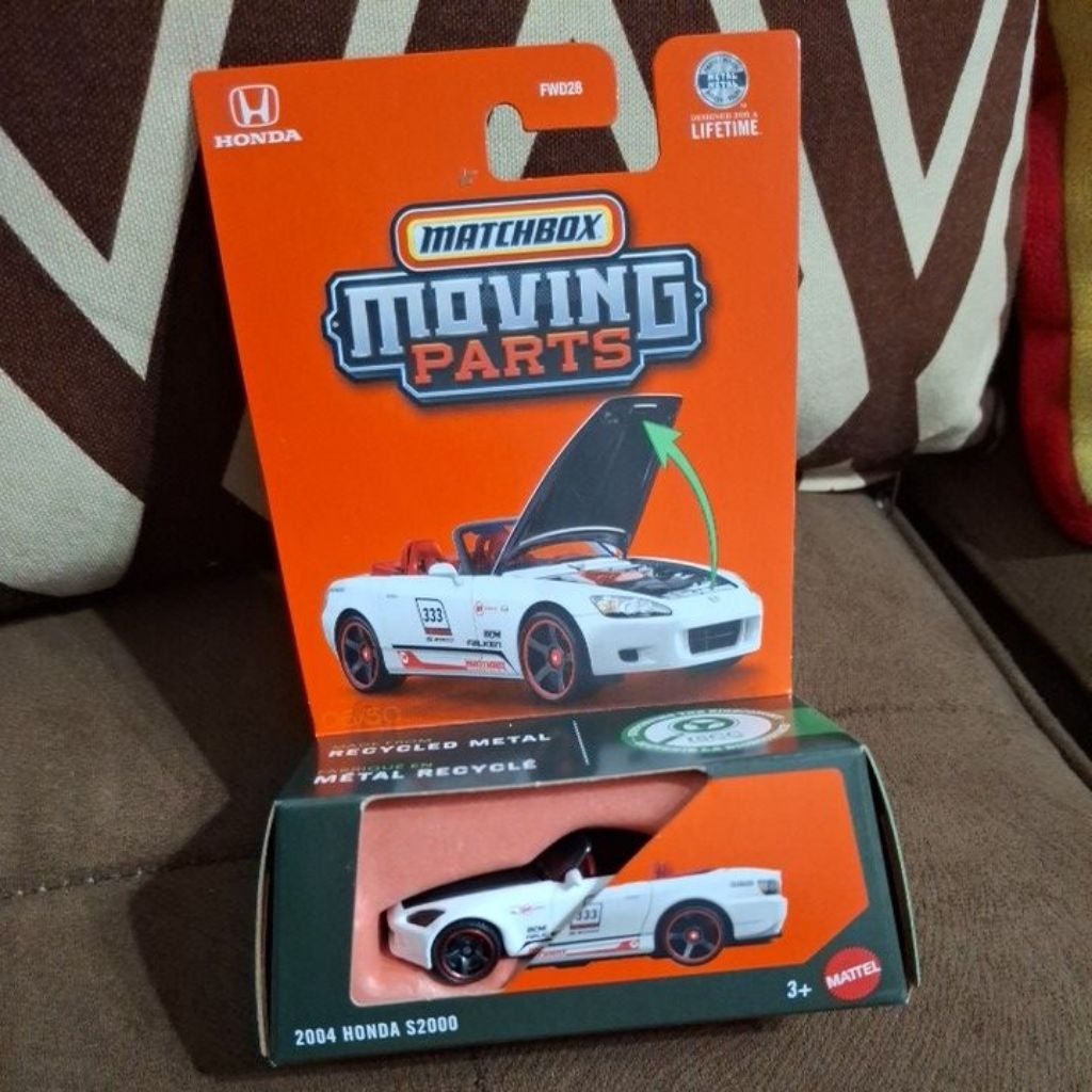 2004 honda s2000 matchbox moving parts