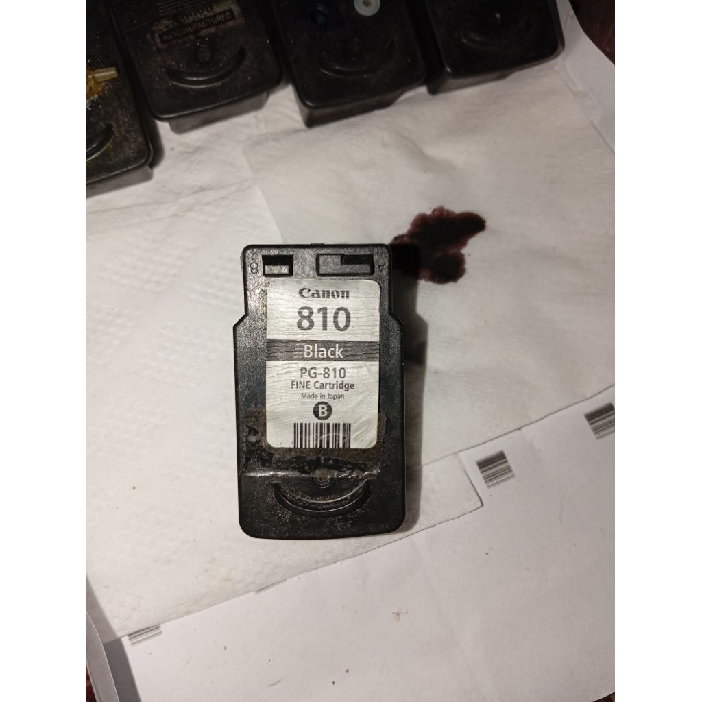 Cartridge Canon 810 Hitam Bekas Bor - Bekas PG810 Jaminan Detect