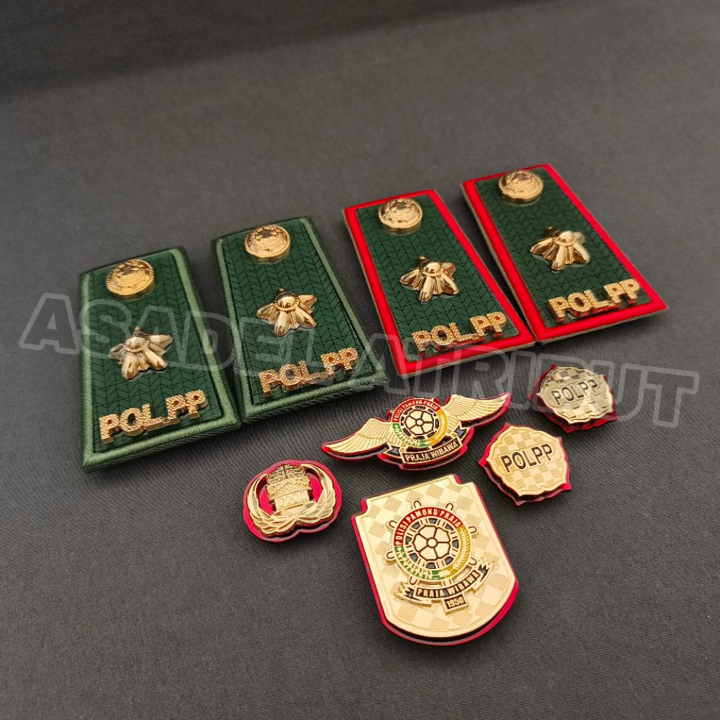 ‎PAKET ATRIBUT SATPOL PP PANGKAT 3D PREMIUM / PAKET ATRIBUT POL PP PANGKAT 3D PREMIUM / PANGKAT SATP