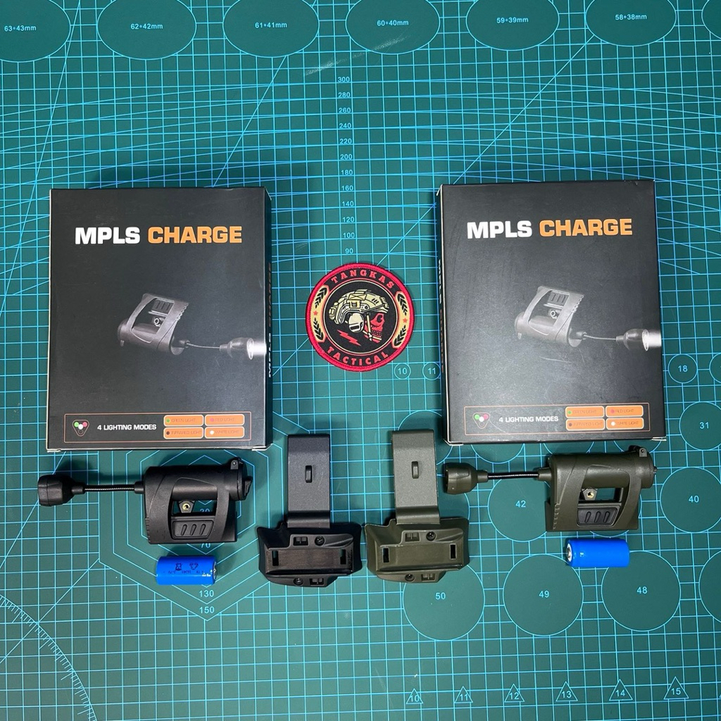 LAMPU MPLS CHARGE / AKSESORIS HELM TACTICAL