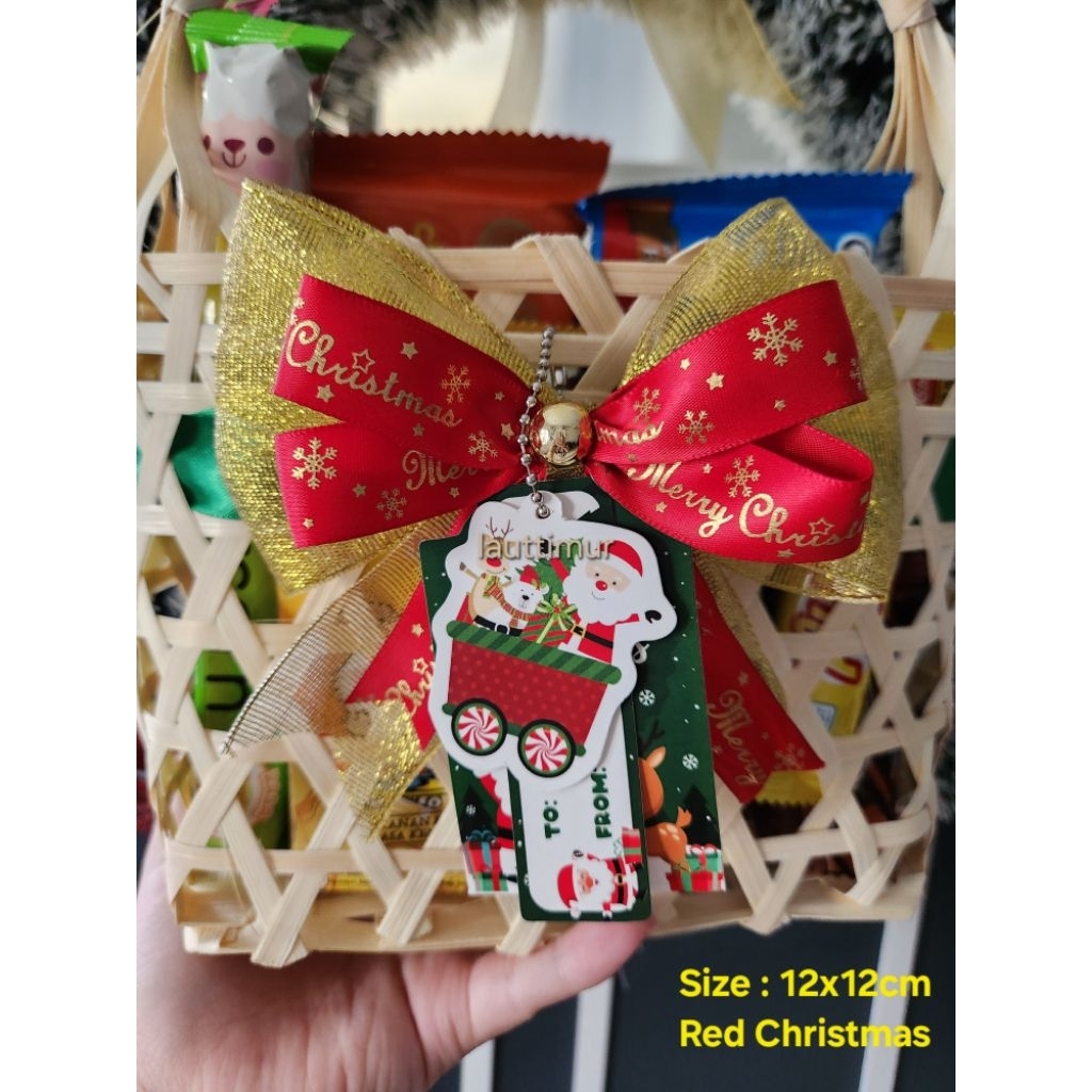 Pita Hampers Christmas Siap Pakai | Pita Natal Siap Pakai | Pita Hampers Siap Pakai | Pita Siap Paka