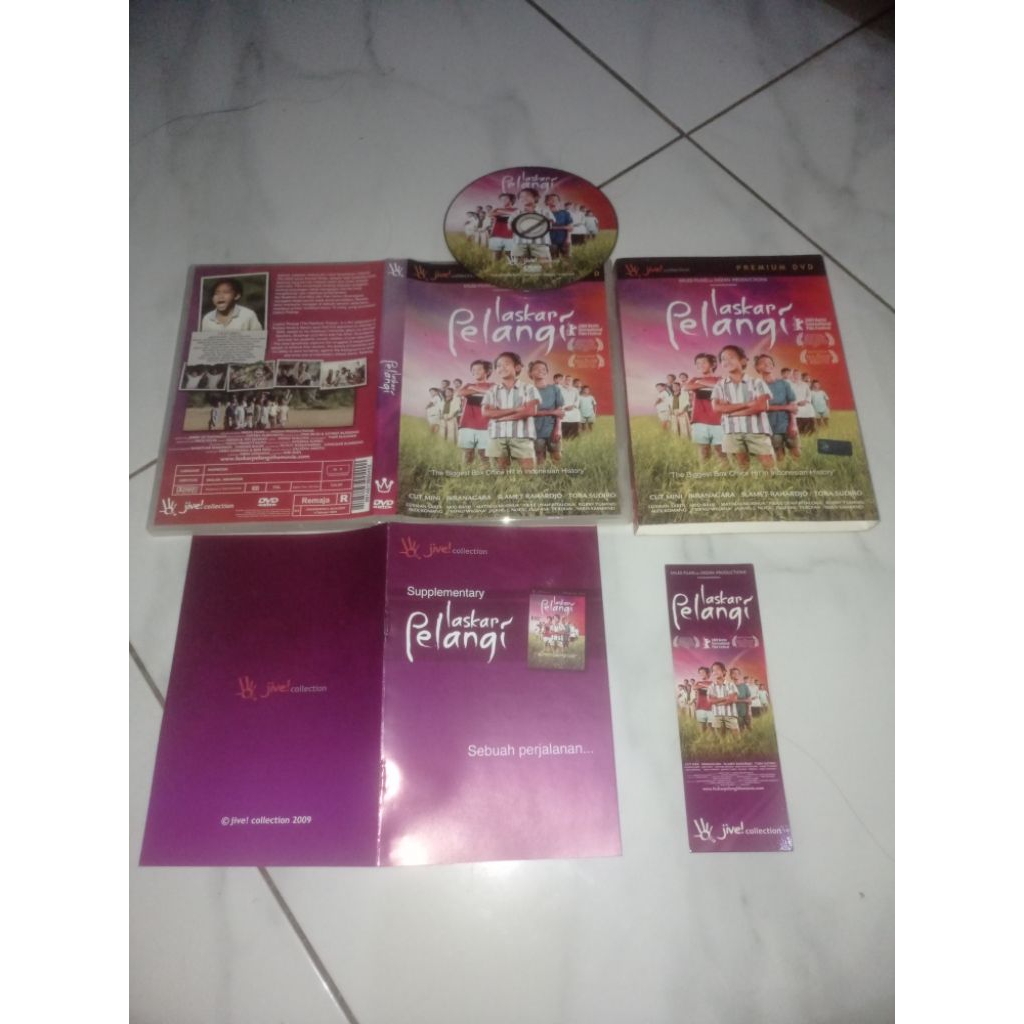 kaset DVD laskar pelangi