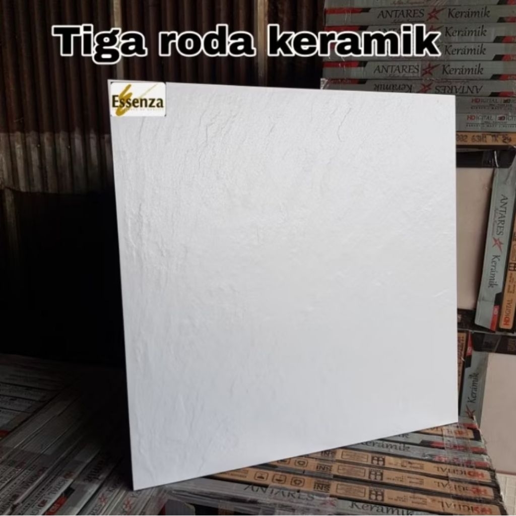 granit 60x60 lantai putih dof kw1/granit essenza lavagna white/granit dop putih