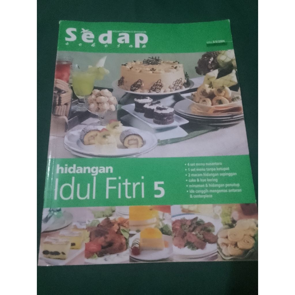 majalah sedap hidangan idul Fitri (preloved)