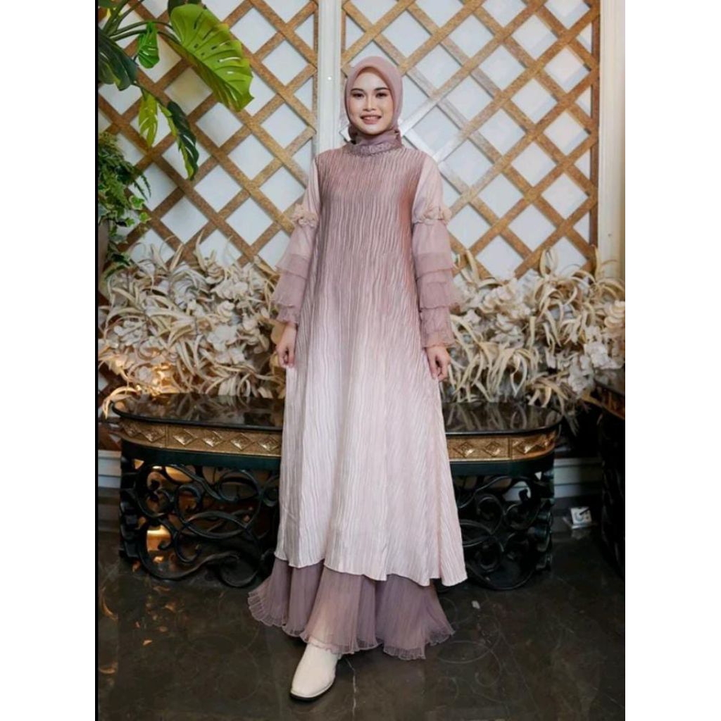 Luna dress G.611 ISYANA 1 By luna hijab indonesia