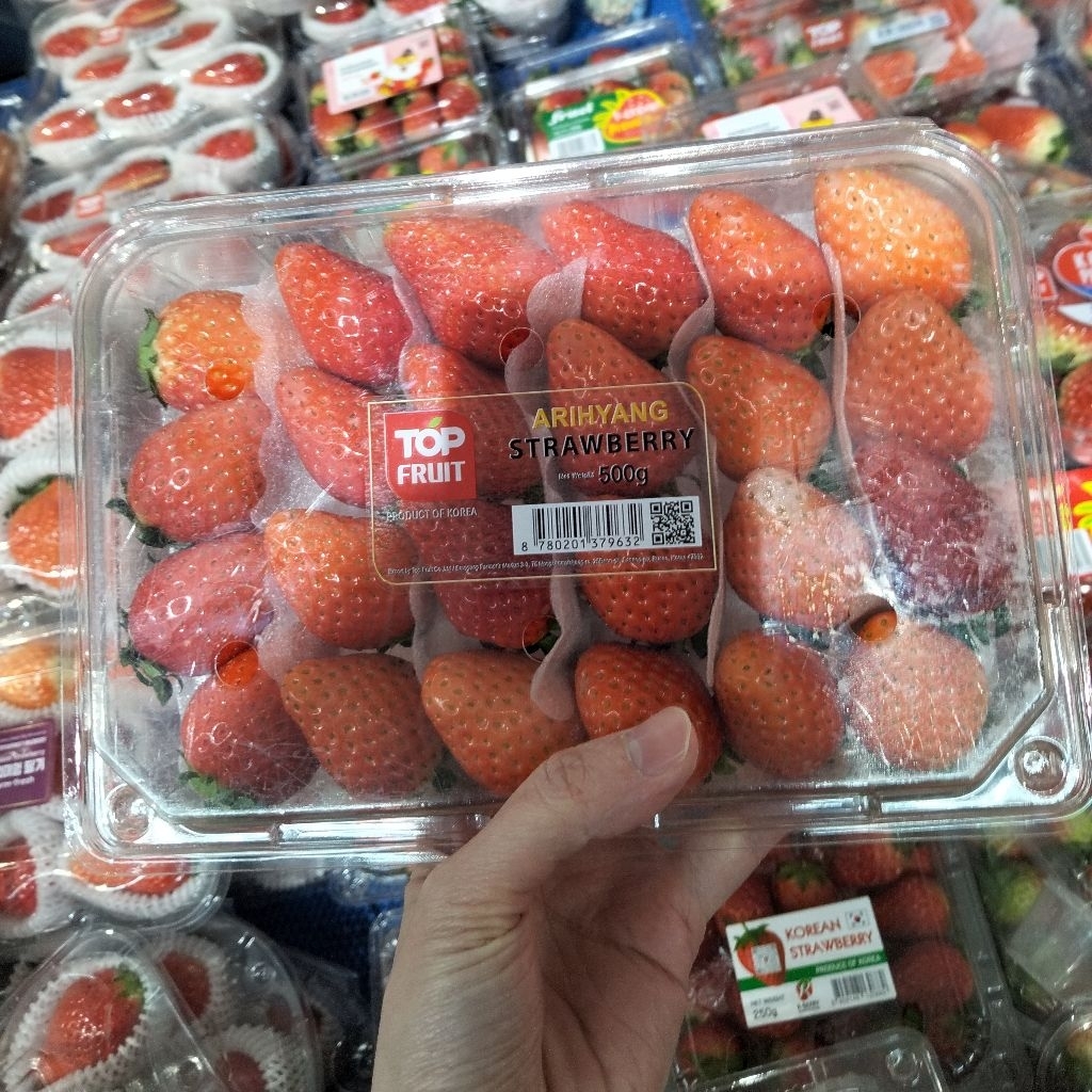Arihyang Strawberry 500g / Korean Strawberry / Strawberry Korea / Stroberi Korea