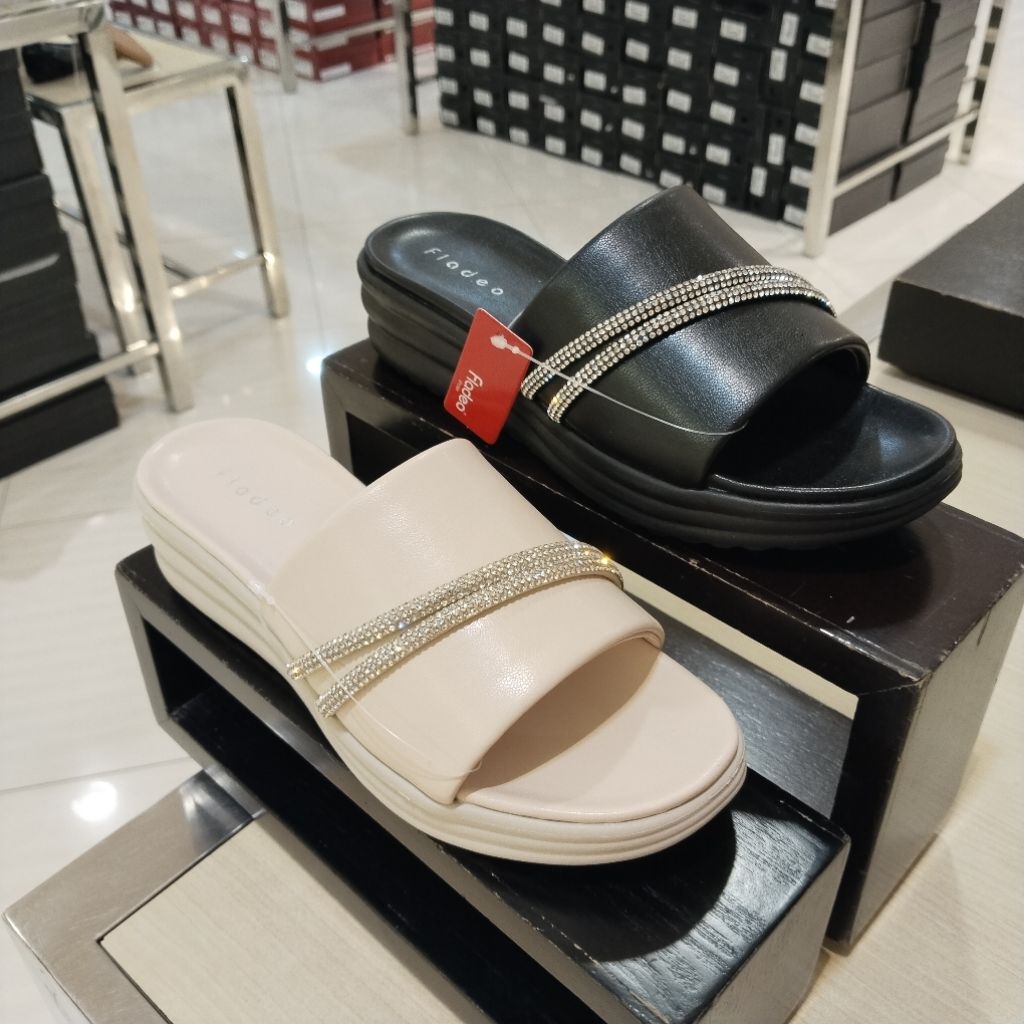 FLADEO sandal wanita ringan tinggi 3cm