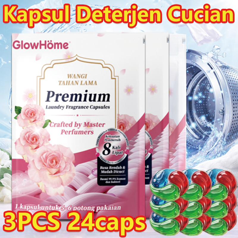 [COD] Glowhome Active Clean Laundry Pods - Deterjen Pods, Detergent Capsule, Laundry Capsule, 10X Ke