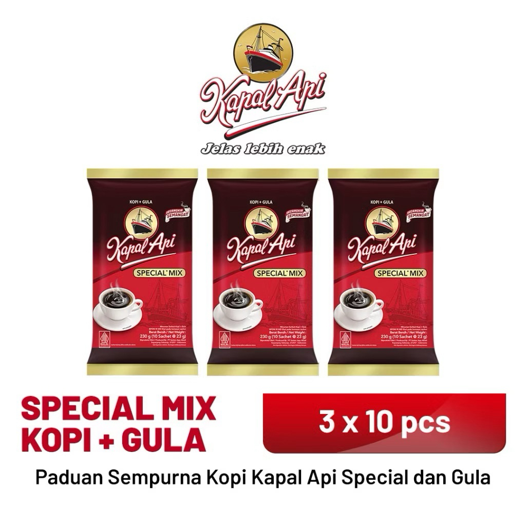 KOPI KAPAL API SPESIAL MIX 3 PACK