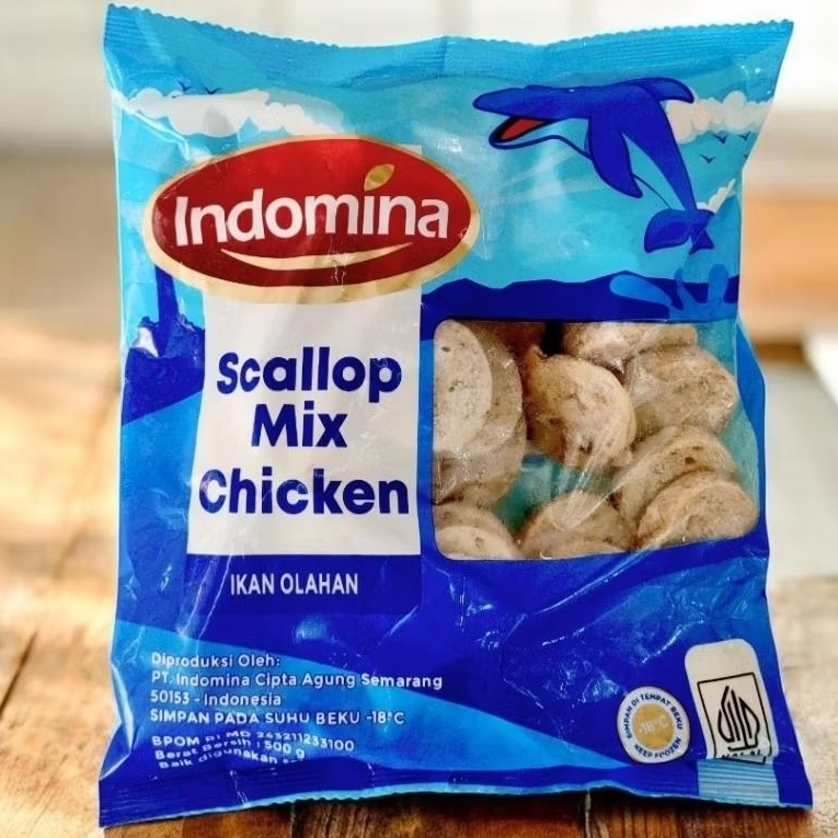 Indomina Scallop Mix Chicken 500gr