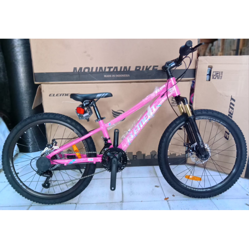 SEPEDA MTB 24" ELEMENT SEATLE 3 x 7 speed ALLOY